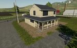 Placeable 4 bedroom house with sleep trigger v 1.0 - FS19 mo